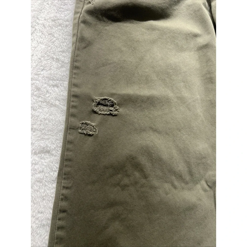 J.CREW Broken-in‎ boyfriend  Green chinos  City Style Soze 4 Rn77388